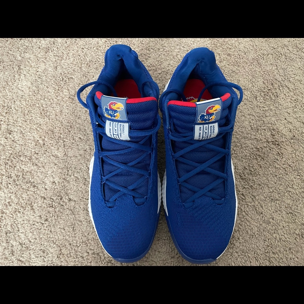 Kansas Jayhawks Adidas 10.5 Pro Bounce 2018 Low